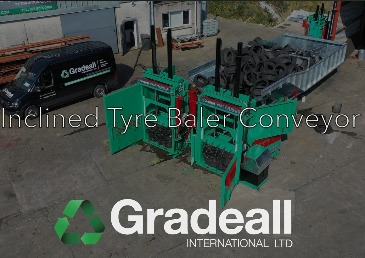 Gradeall International Warns  EV Tyre Wear Will Increase End-of-Life Tyre Volumes Across the UK