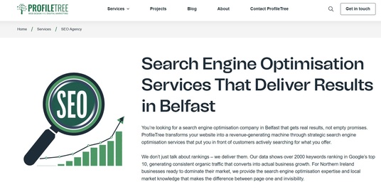 ProfileTree Web Design and Digital Marketing Helps Belfast SMEs Close the Digital Gap with Web Design, SEO, and AI Training