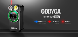 GODYGA Introduces TorchEye X1 Smart Screen Flashlight with Laser Distance Measurement