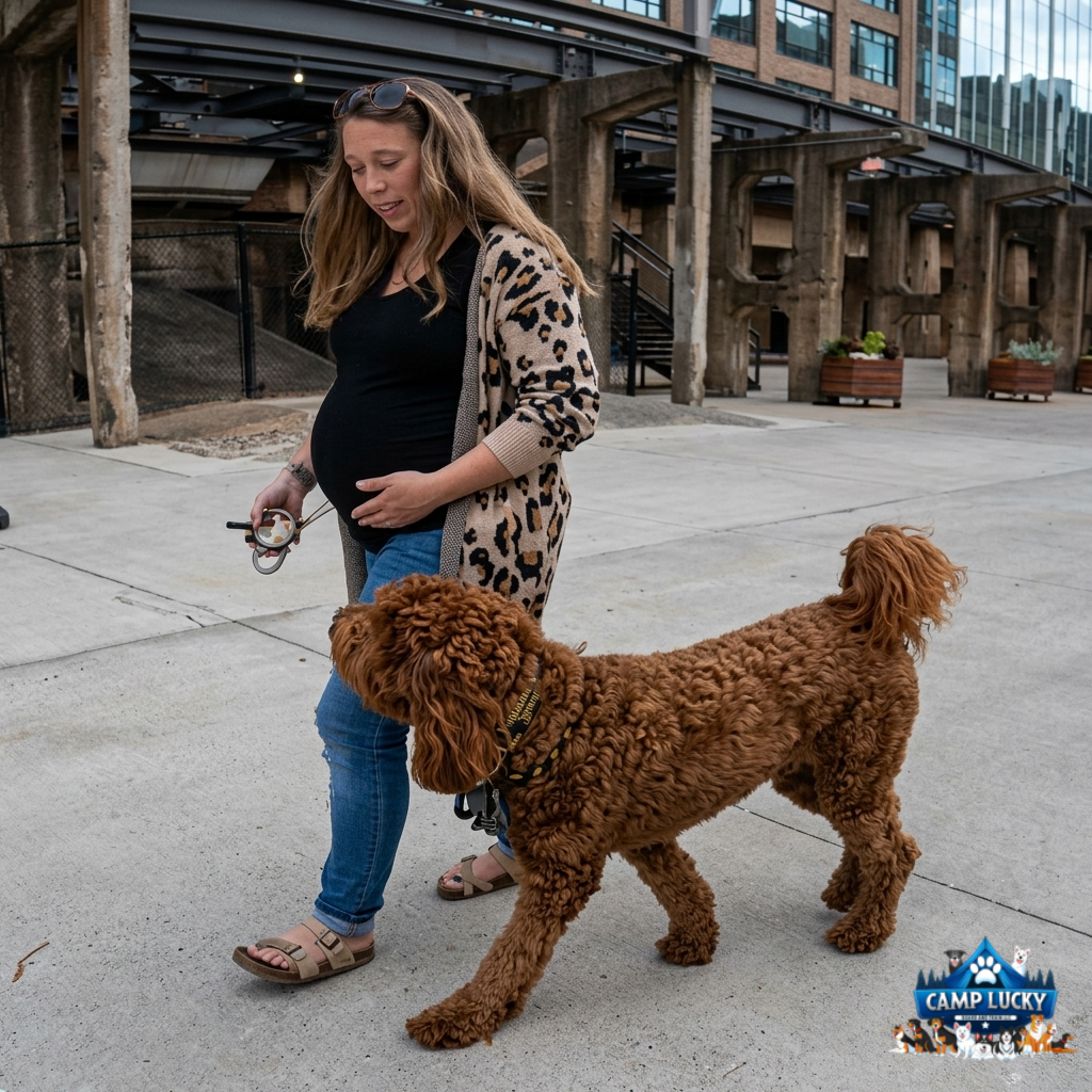 Camp Lucky Board and Train Omaha Transforms Untrained Goldendoodle Through 2-Week Training Program