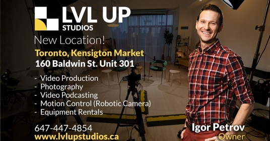 LVL Up Studio Opens 1,000 Sq Ft Creative Production Loft in Toronto
