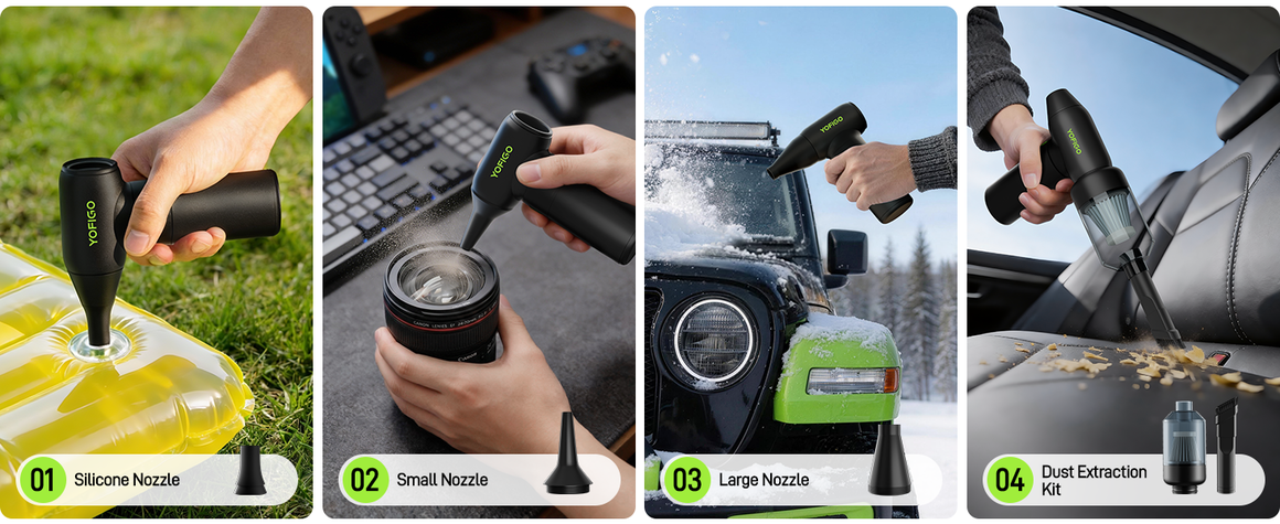 YOFIGO Introduces High-Performance Compressed Air Duster Engineered for Power, Durability, and Precision Cleaning