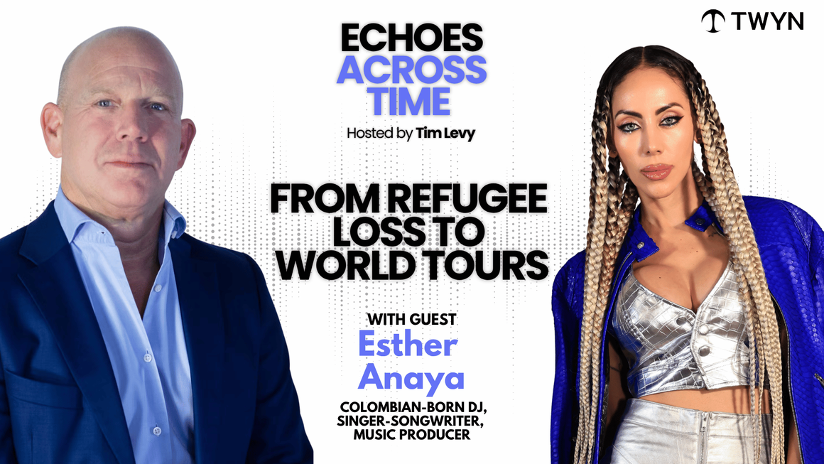 Esther Anaya and Tim Levy on the “Echoes Across Time” podcast.