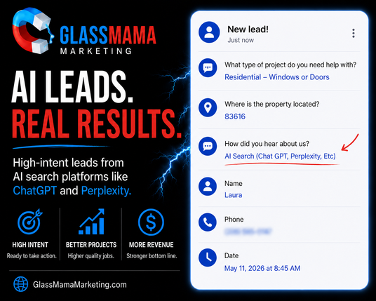 Glass Mama Marketing Expands AI Search Optimization Services for Glass, Window, and Door Companies
