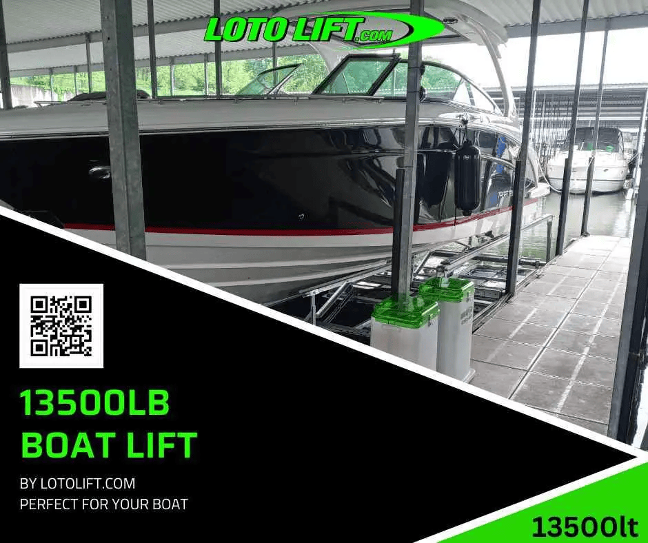 LOTO Lift Introduces TR Model Boat Lifts for Improved Coverage in Tight Slips