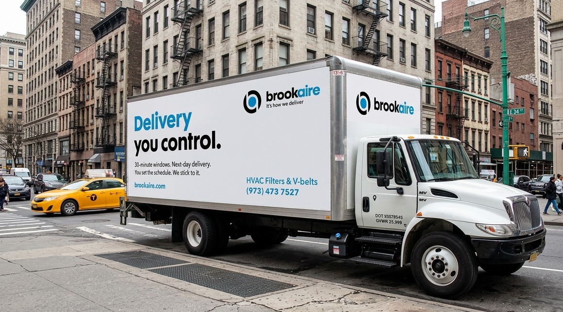 Brookaire Brings Same-Day Commercial Air Filter Delivery to Dozens of Cities Across the Northeast, Mid-Atlantic, and Midwest from Three Strategically Positioned Distribution Centers