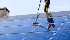 Solar panel service photos