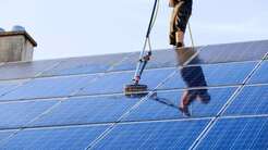 Solar panel service photos