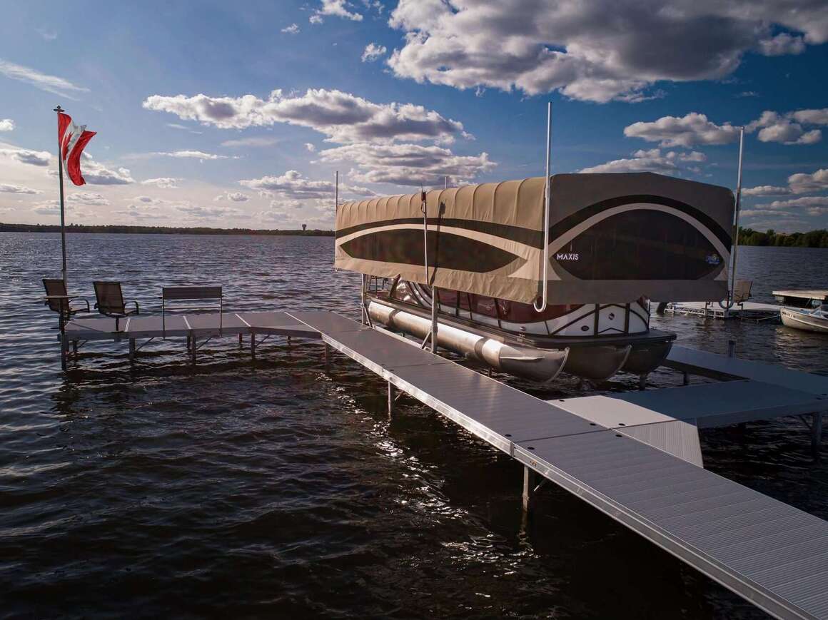  BC Boat Lift &amp; Dock Inc. Brings  FLOE Boat Lift Solutions to Blue Lake Waterfront Property