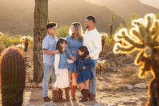 white tank mountains fall family photography