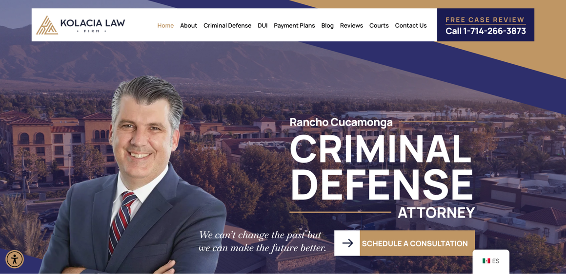Kolacia Law Announces Relocation to 10788 Civic Center Drive in Rancho Cucamonga