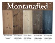Sustainable Lumber Company Introduces Montanafied Spruce, Montana-Grown and Montana-Made Thermally Modified Siding