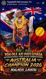 Polynesian Fire Luau Owner Malakai Lavatai Claims First Place at International Fireknife Competition in Australia