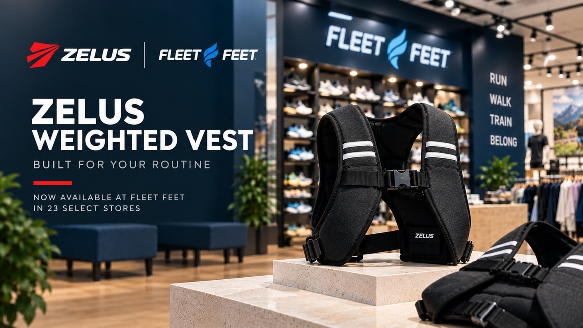Zelus Fitness Expands into U.S. Specialty Retail with Weighted Vest Launch at 23 Fleet Feet Stores