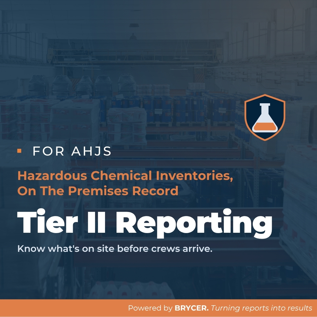 BRYCER Adds Tier II Reporting to The Compliance Engine, Alongside Fire Compliance Data