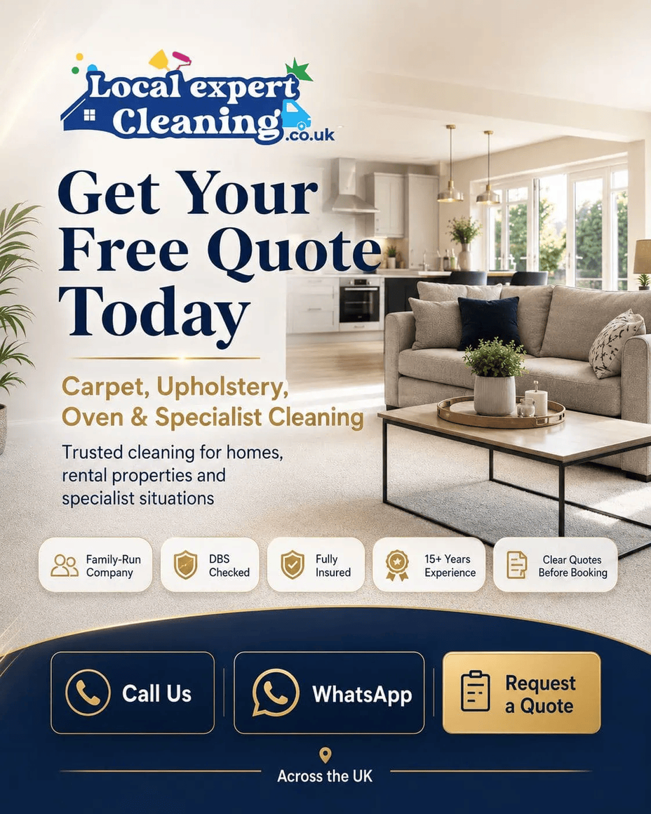 Local Expert Cleaning Explains Carpet, Upholstery and Oven Care for Birmingham Households